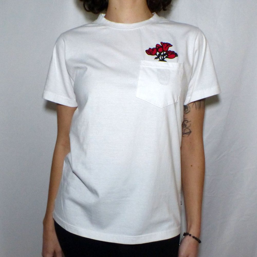 Hidden Pocket Design T-Shirt